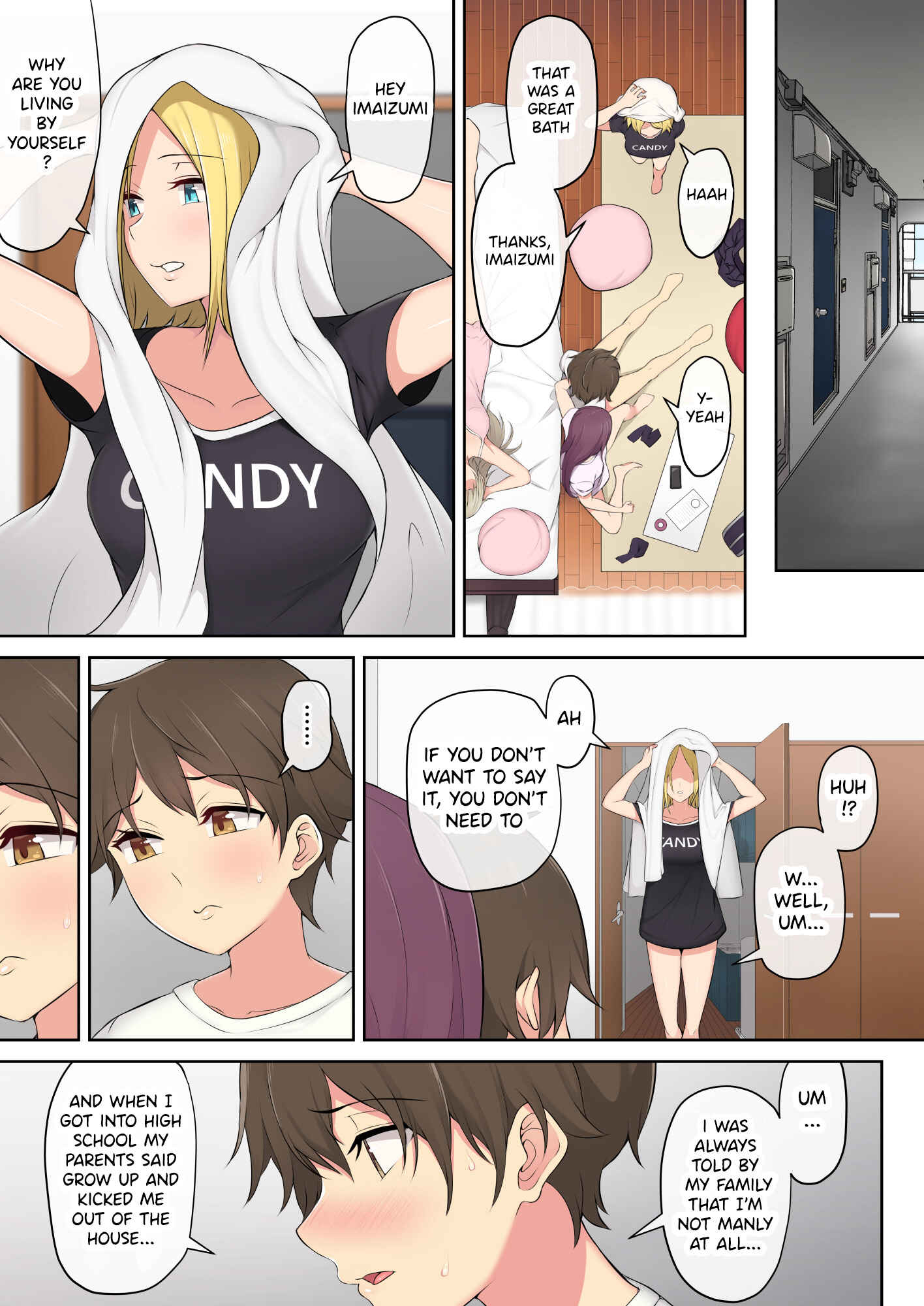 Page 50 Chapter 1 Imaizumin-chi wa Douyara Gal no Tamariba ni Natteru Rashii