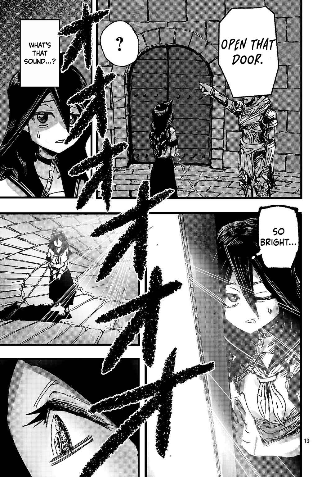 Page 13 Chapter 1 Shoujo wa Isekai de Satsuriku no Sainou ni Mezameru