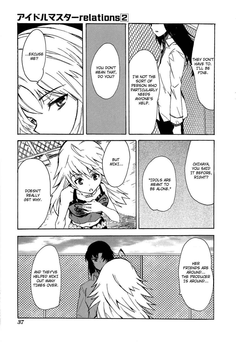 Page 13 Chapter 9 THE iDOLM@STER relations