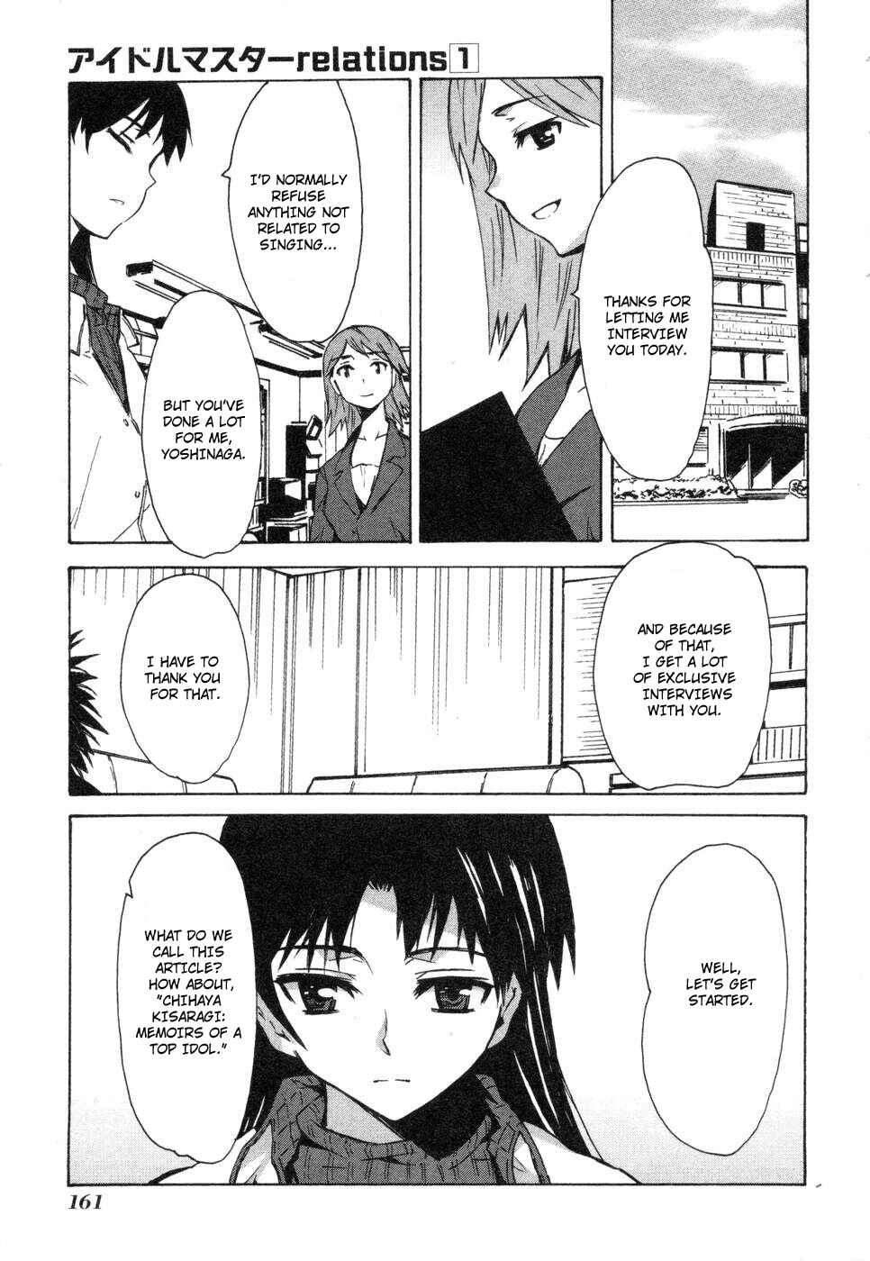 Page 1 Chapter 7 THE iDOLM@STER relations