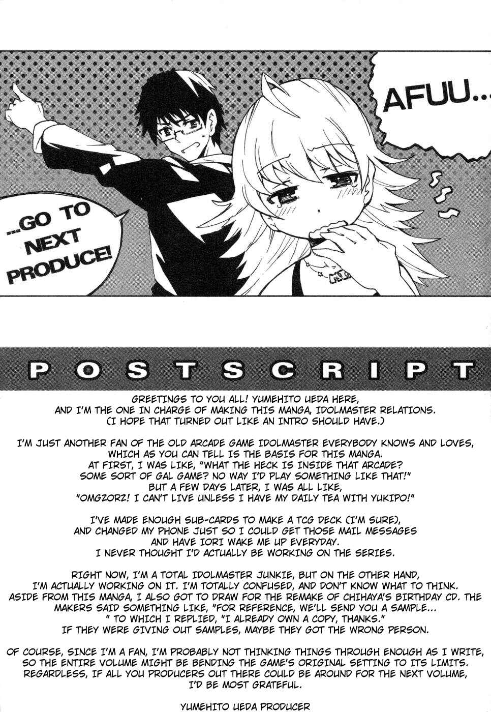 Page 17 Chapter 7 THE iDOLM@STER relations