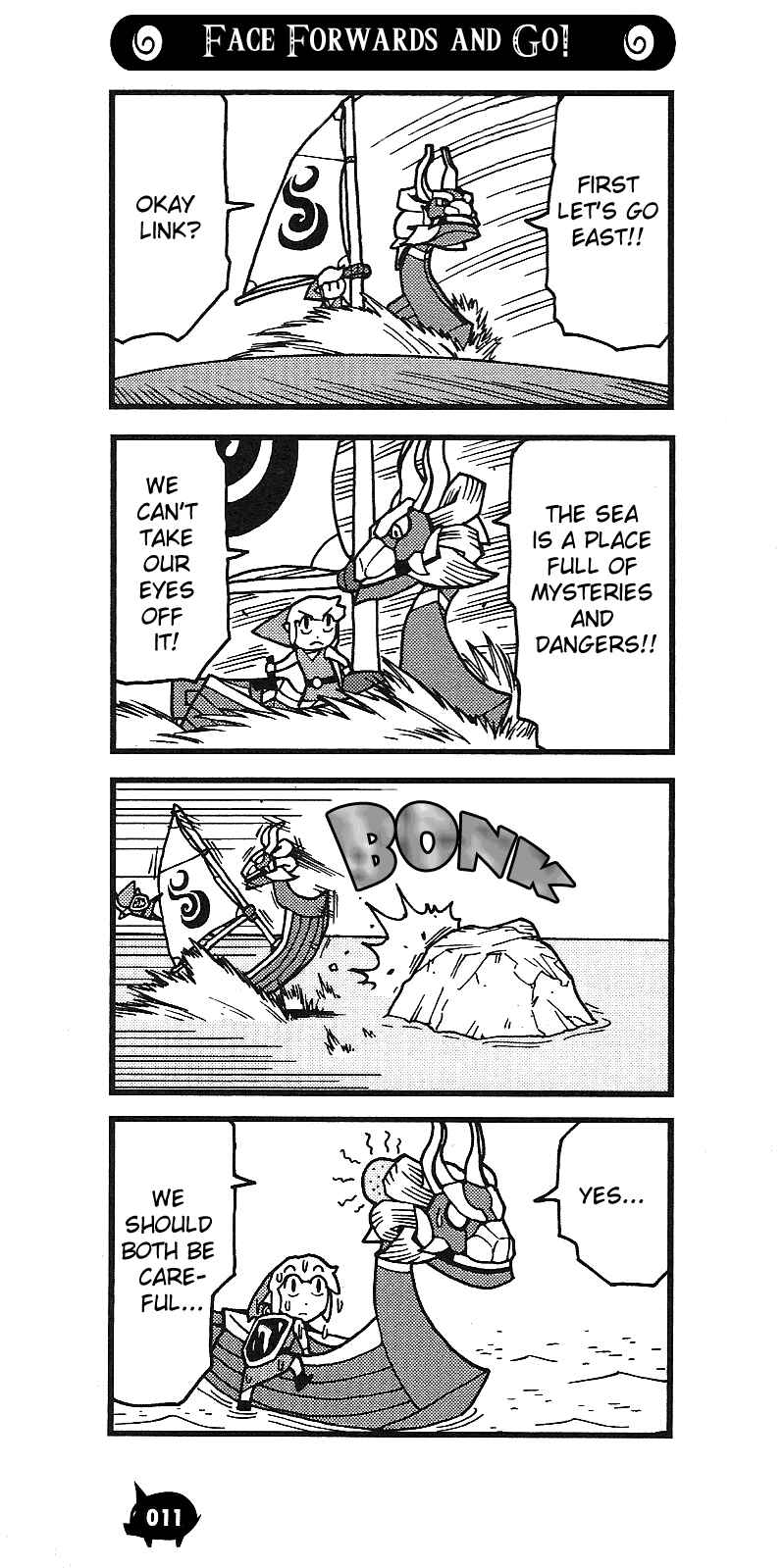 Page 11 Chapter 3 The Legend of Zelda Wind Waker - A 4Koma Record of Links Voyage