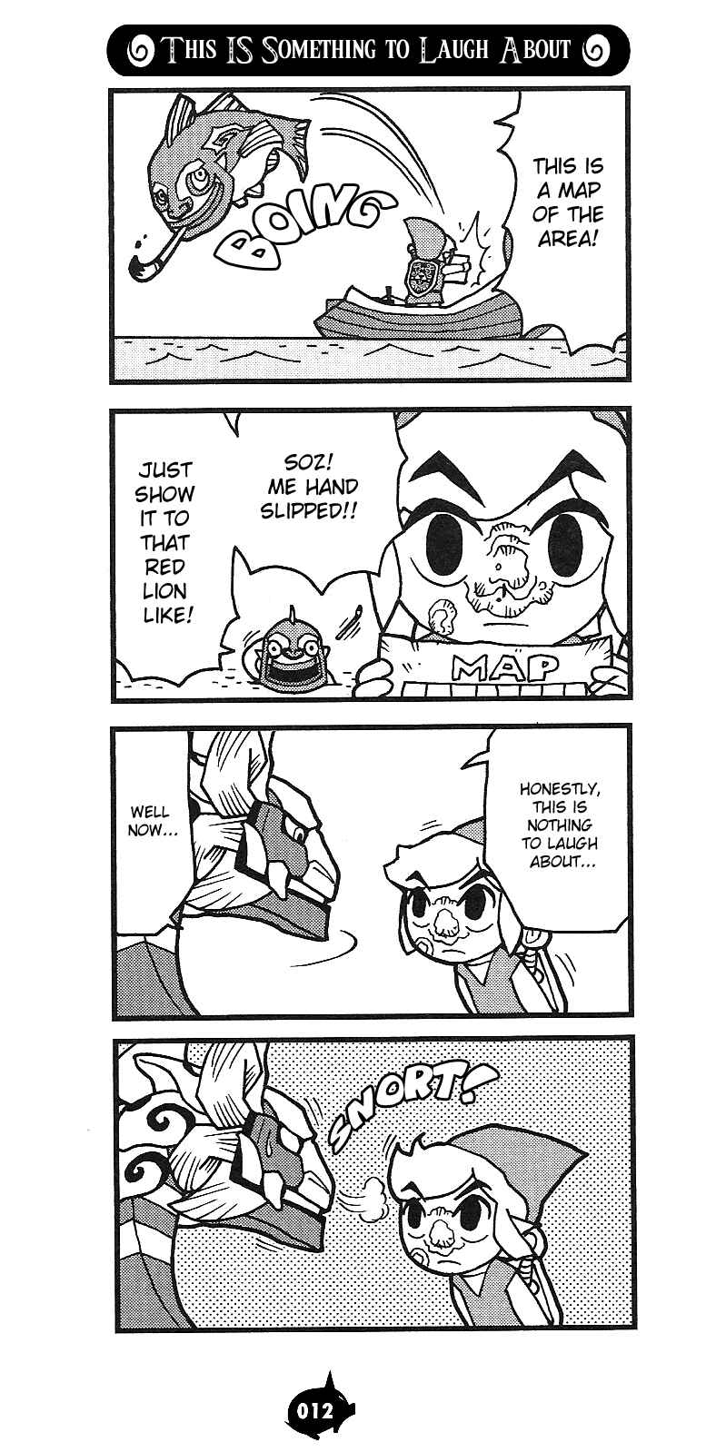 Page 12 Chapter 3 The Legend of Zelda Wind Waker - A 4Koma Record of Links Voyage