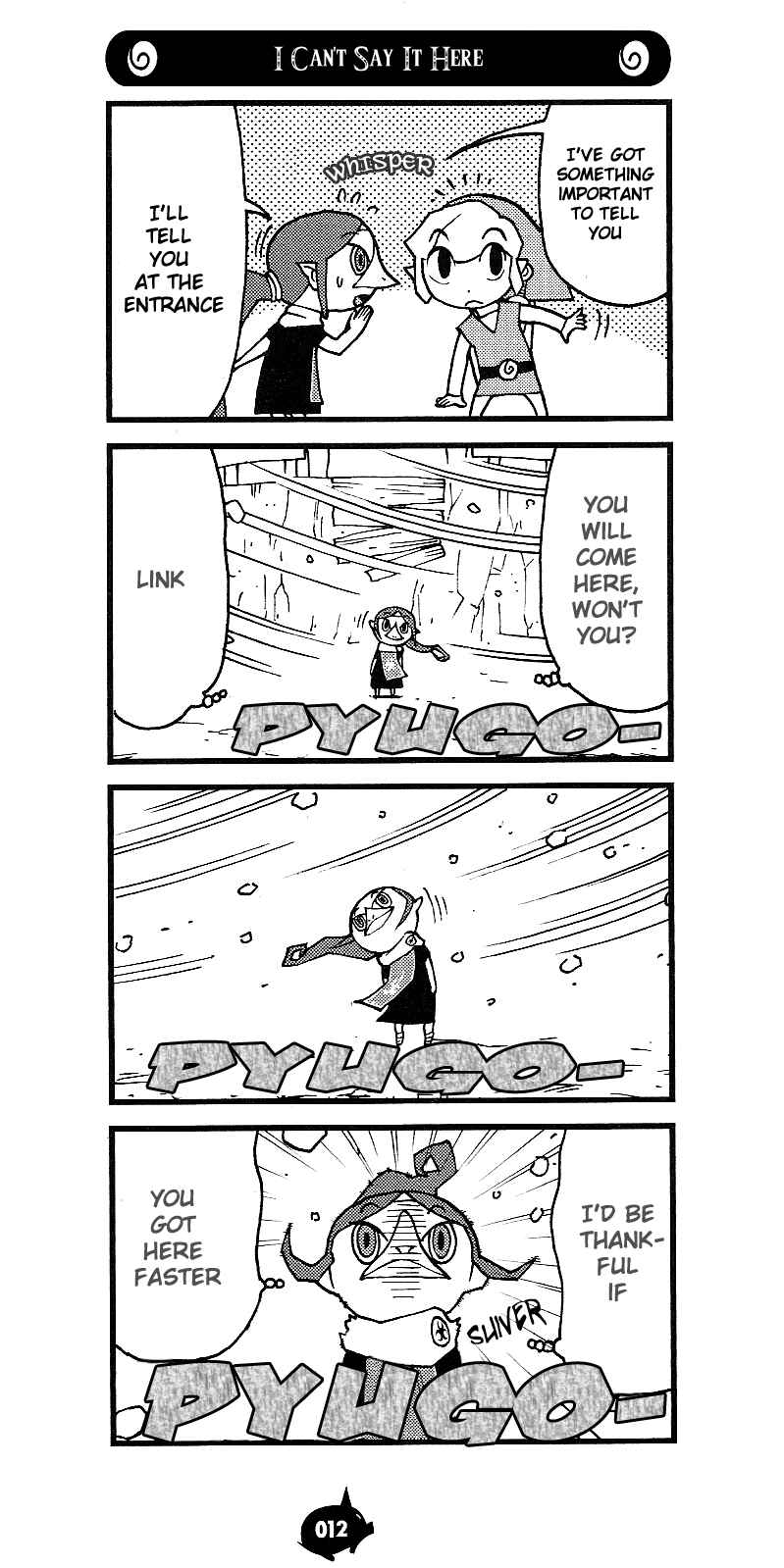 Page 12 Chapter 4 The Legend of Zelda Wind Waker - A 4Koma Record of Links Voyage