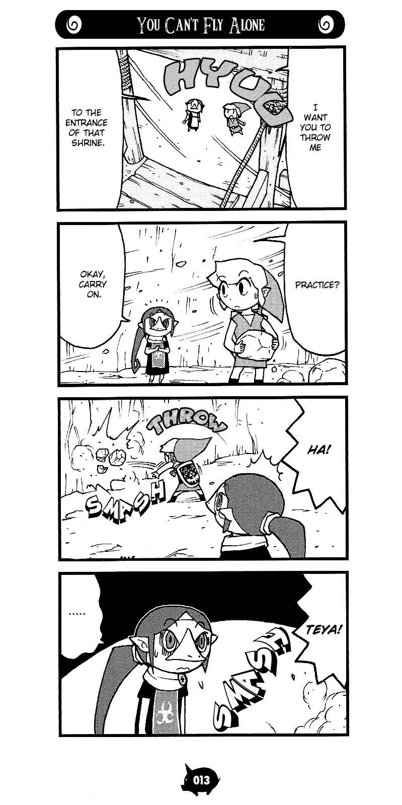 Page 13 Chapter 4 The Legend of Zelda Wind Waker - A 4Koma Record of Links Voyage