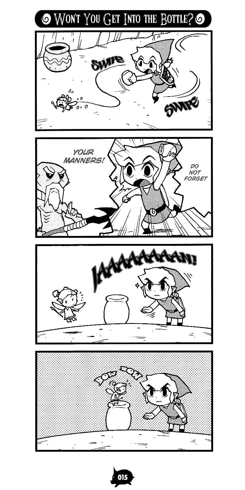 Page 15 Chapter 4 The Legend of Zelda Wind Waker - A 4Koma Record of Links Voyage