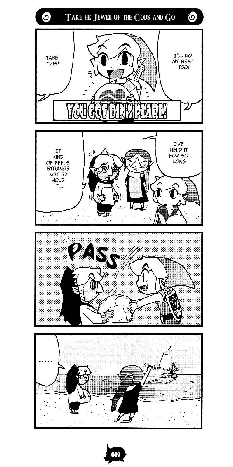 Page 19 Chapter 4 The Legend of Zelda Wind Waker - A 4Koma Record of Links Voyage