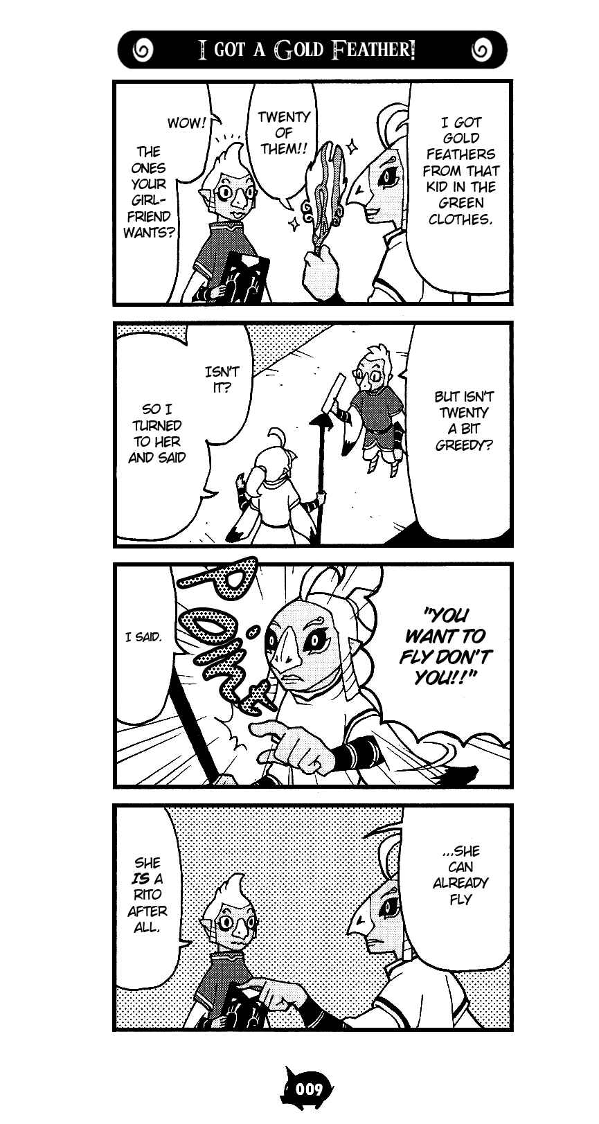 Page 9 Chapter 4 The Legend of Zelda Wind Waker - A 4Koma Record of Links Voyage