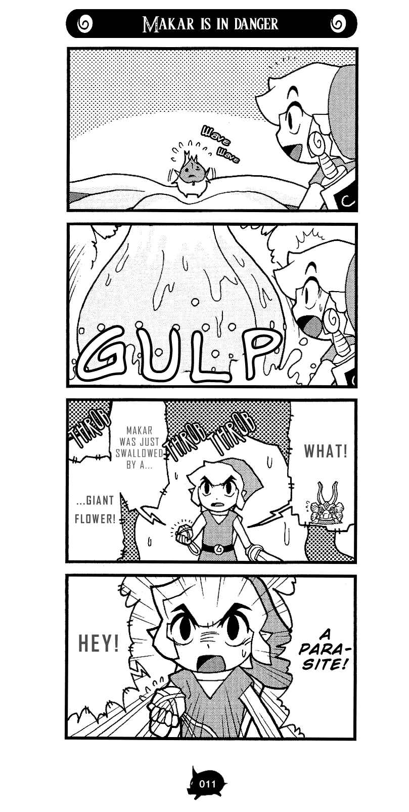 Page 11 Chapter 5 The Legend of Zelda Wind Waker - A 4Koma Record of Links Voyage