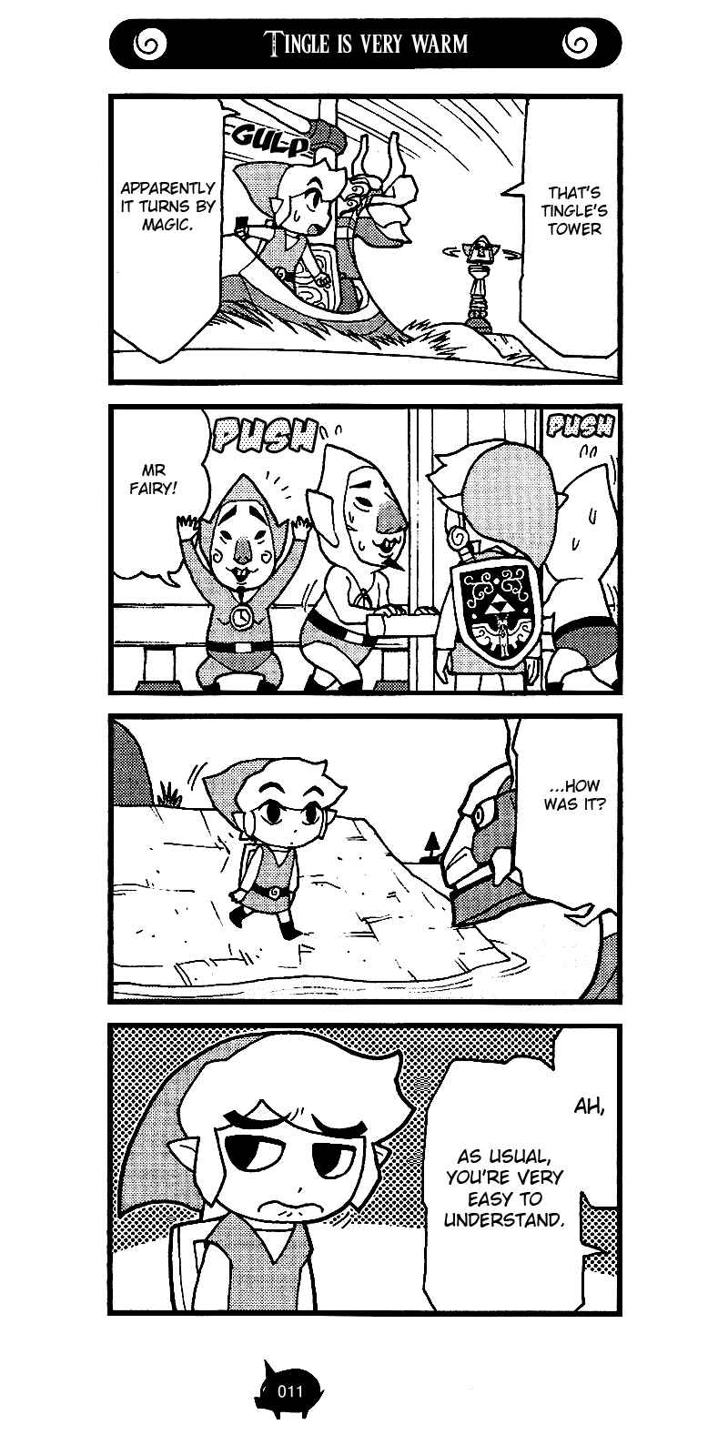 Page 11 Chapter 6 The Legend of Zelda Wind Waker - A 4Koma Record of Links Voyage