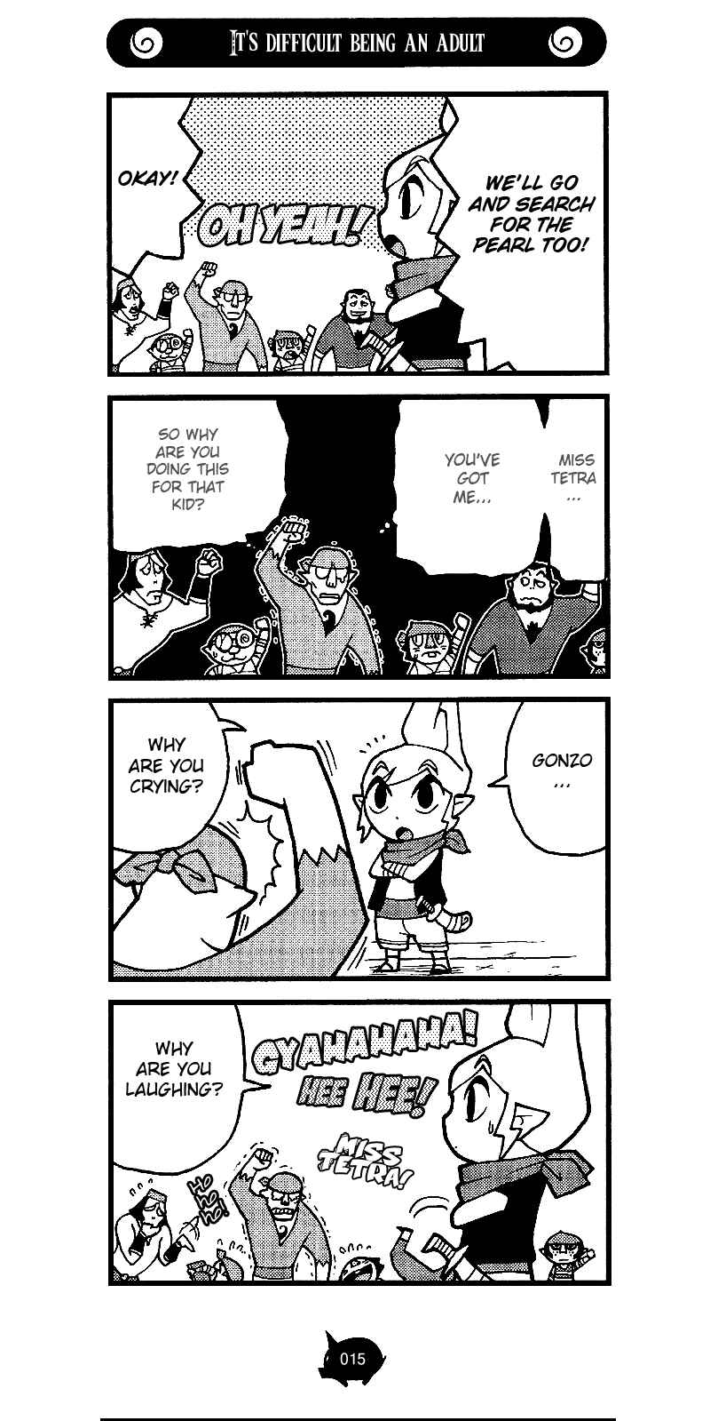 Page 15 Chapter 6 The Legend of Zelda Wind Waker - A 4Koma Record of Links Voyage