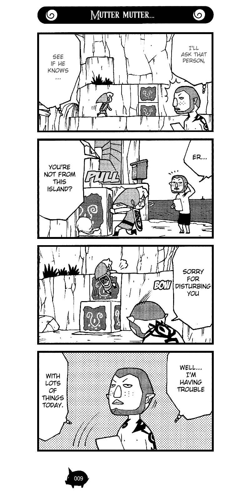 Page 9 Chapter 6 The Legend of Zelda Wind Waker - A 4Koma Record of Links Voyage