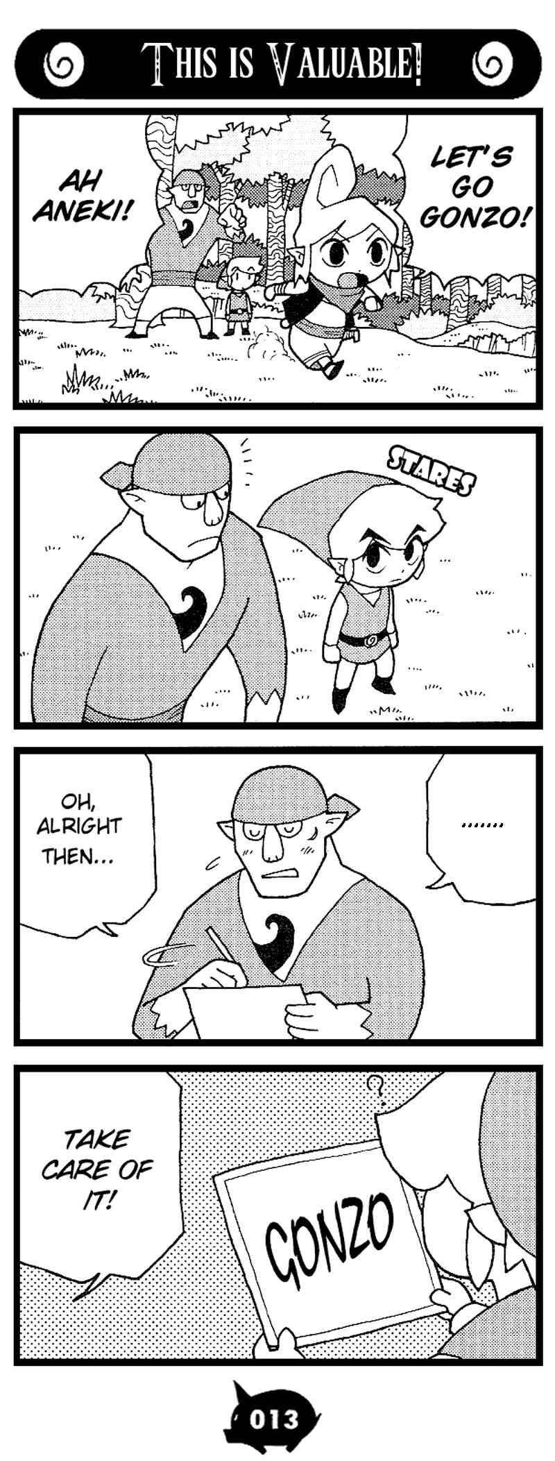 Page 14 Chapter 2 The Legend of Zelda Wind Waker - A 4Koma Record of Links Voyage
