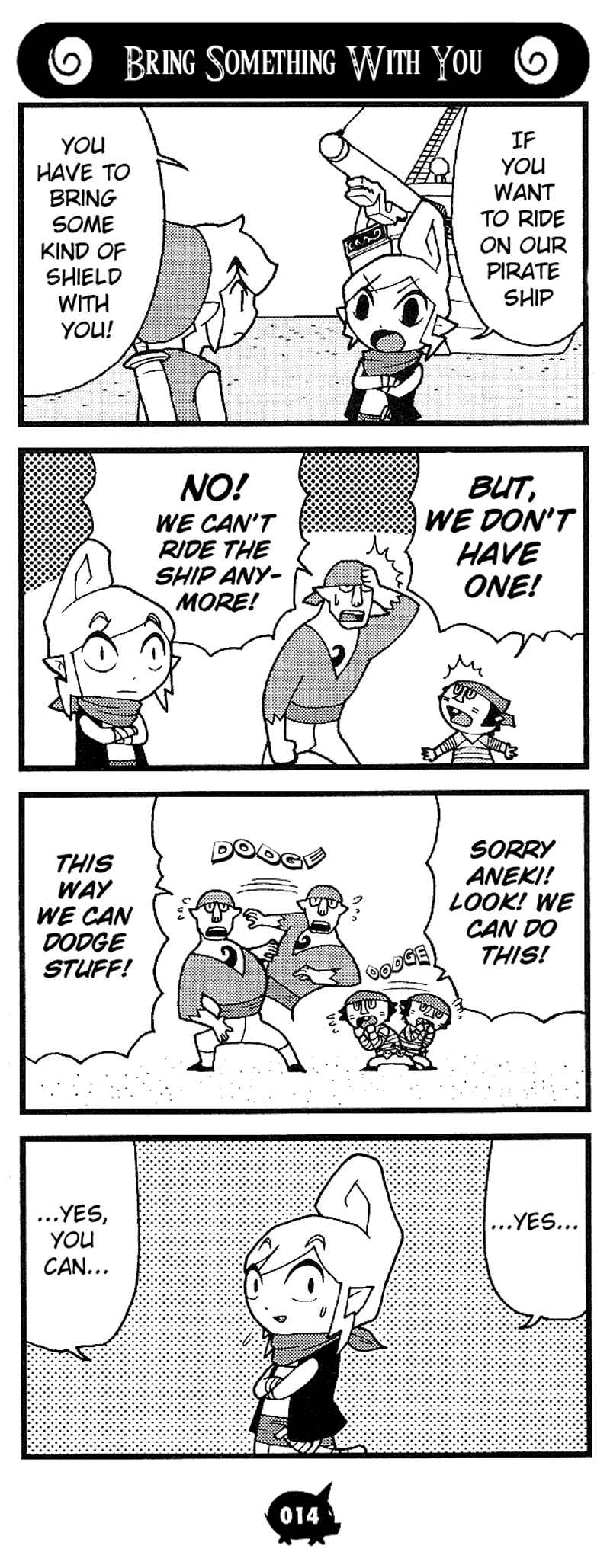 Page 15 Chapter 2 The Legend of Zelda Wind Waker - A 4Koma Record of Links Voyage