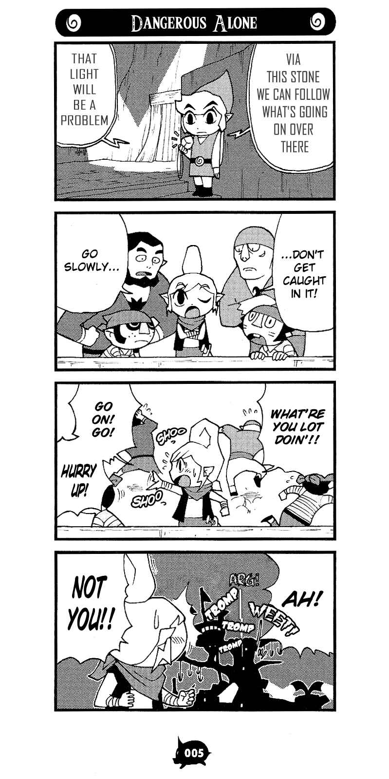 Page 5 Chapter 2 The Legend of Zelda Wind Waker - A 4Koma Record of Links Voyage
