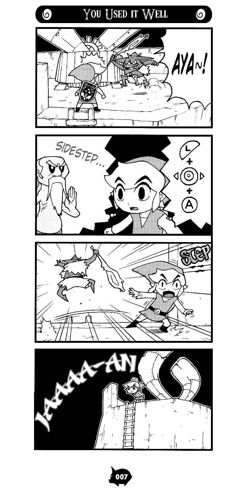 Page 7 Chapter 2 The Legend of Zelda Wind Waker - A 4Koma Record of Links Voyage