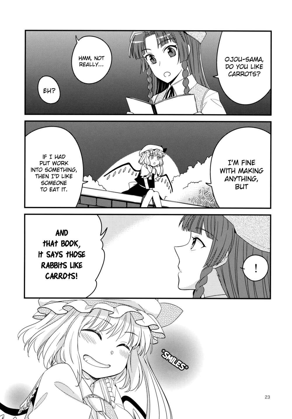 Page 23 Chapter Unknown_8a9a Touhou - Another Peaceful Day at the Scarlet Devil Mansion (Doujinshi)