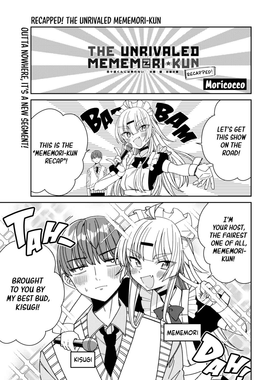 Page 1 Chapter 13.2 The Unrivaled Mememori-kun
