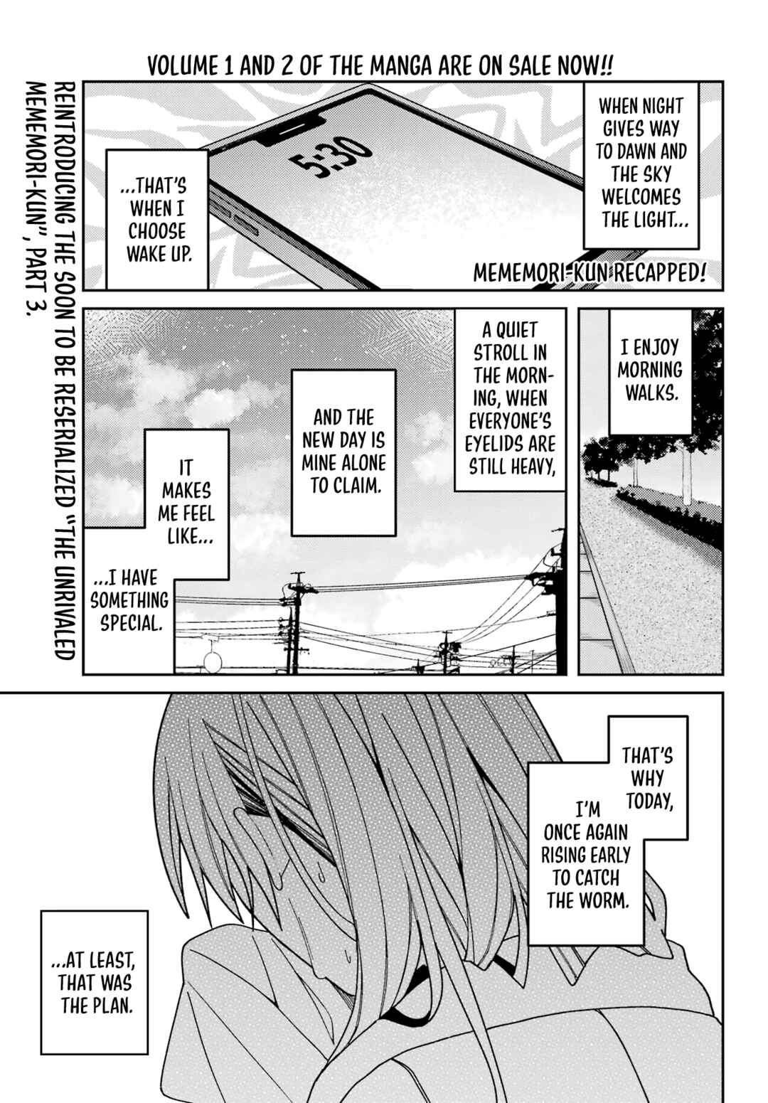 Page 1 Chapter 13.4 The Unrivaled Mememori-kun