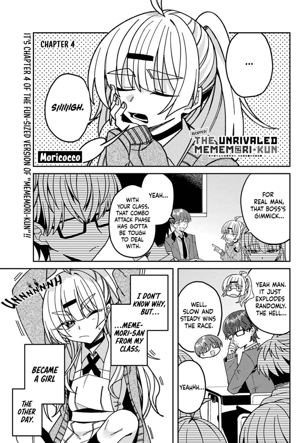 Page 1 Chapter 13.5 The Unrivaled Mememori-kun