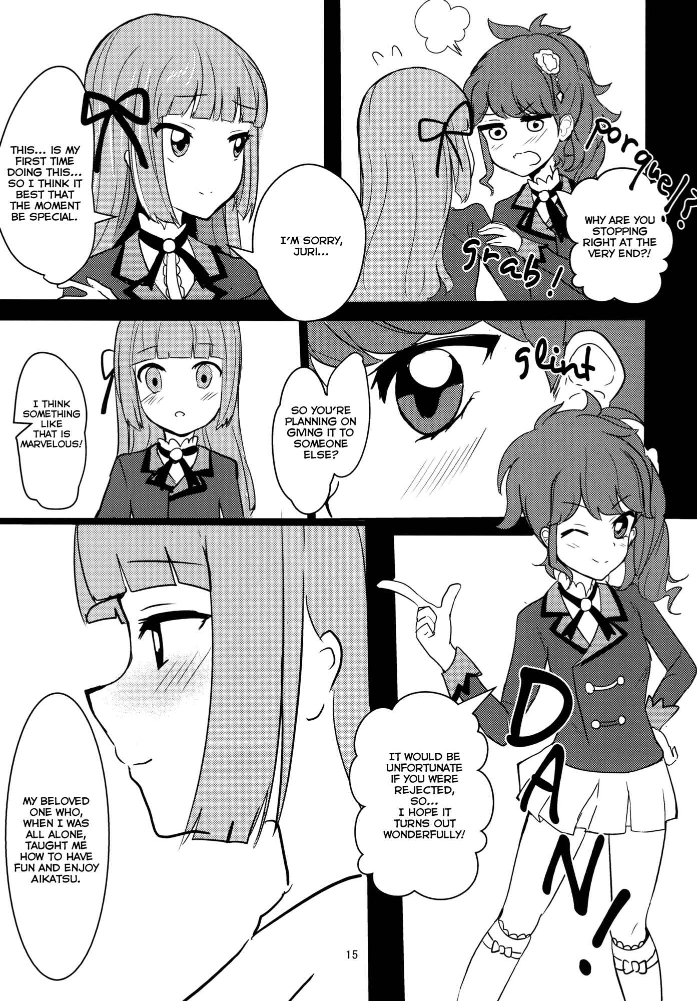 Page 15 Chapter Unknown_47a4 Aikatsu! - Kokoro no Doukasen (Doujinshi)