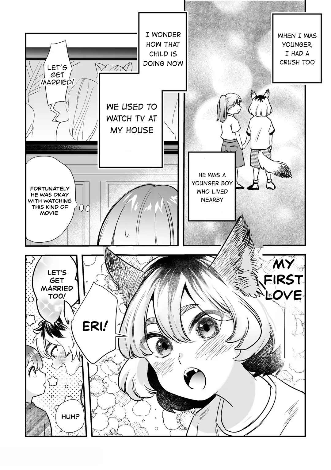 Page 4 Chapter Unknown_6552 Ookami-kun no Shuuchaku Ai Kara Nigerarenai! ~Osananajimi no Juujin to Hatsujou Koubi~