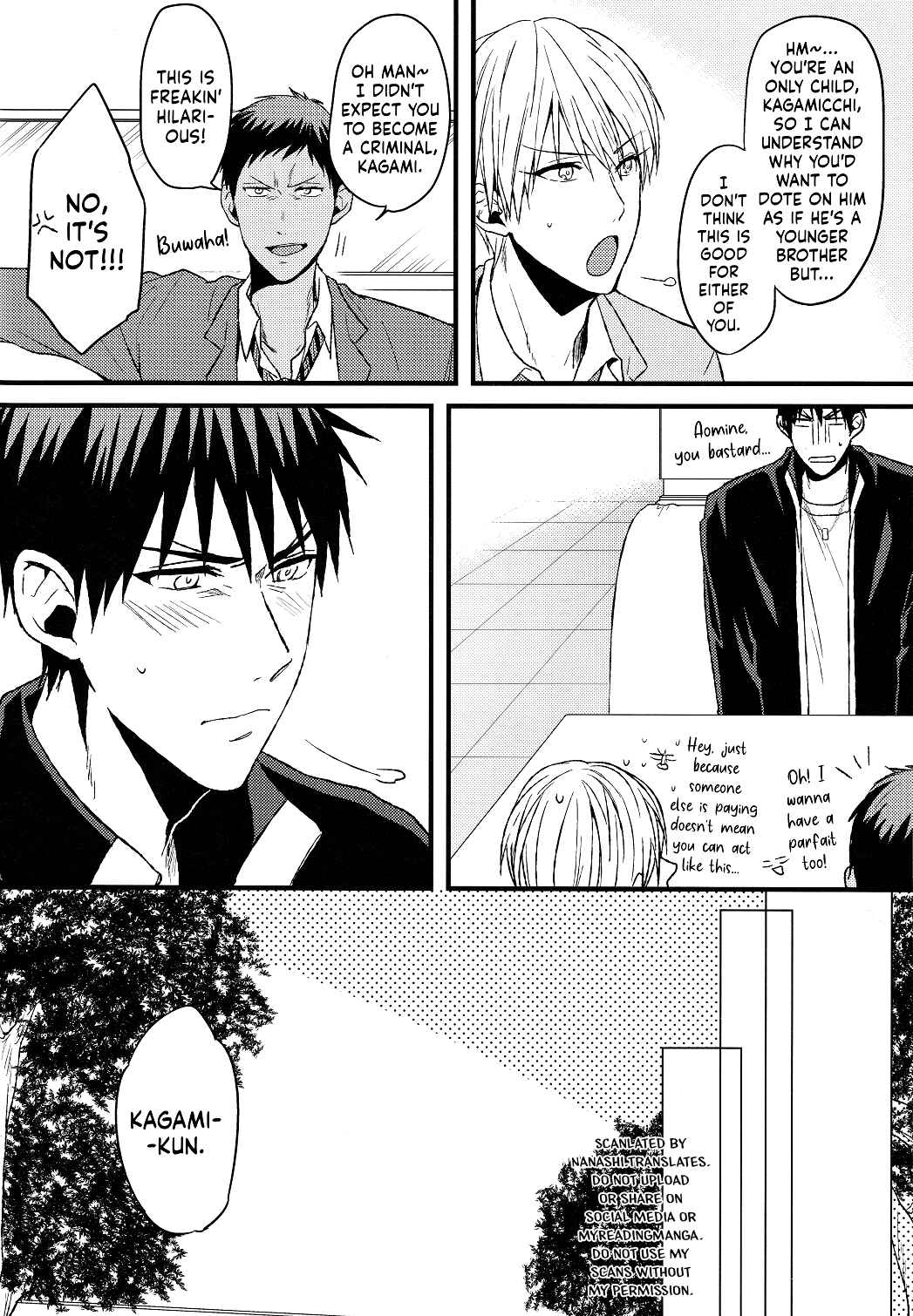 Page 10 Chapter Unknown_b5cd Kuroko no Basket - Kagami-kuns Lover (Doujinshi)