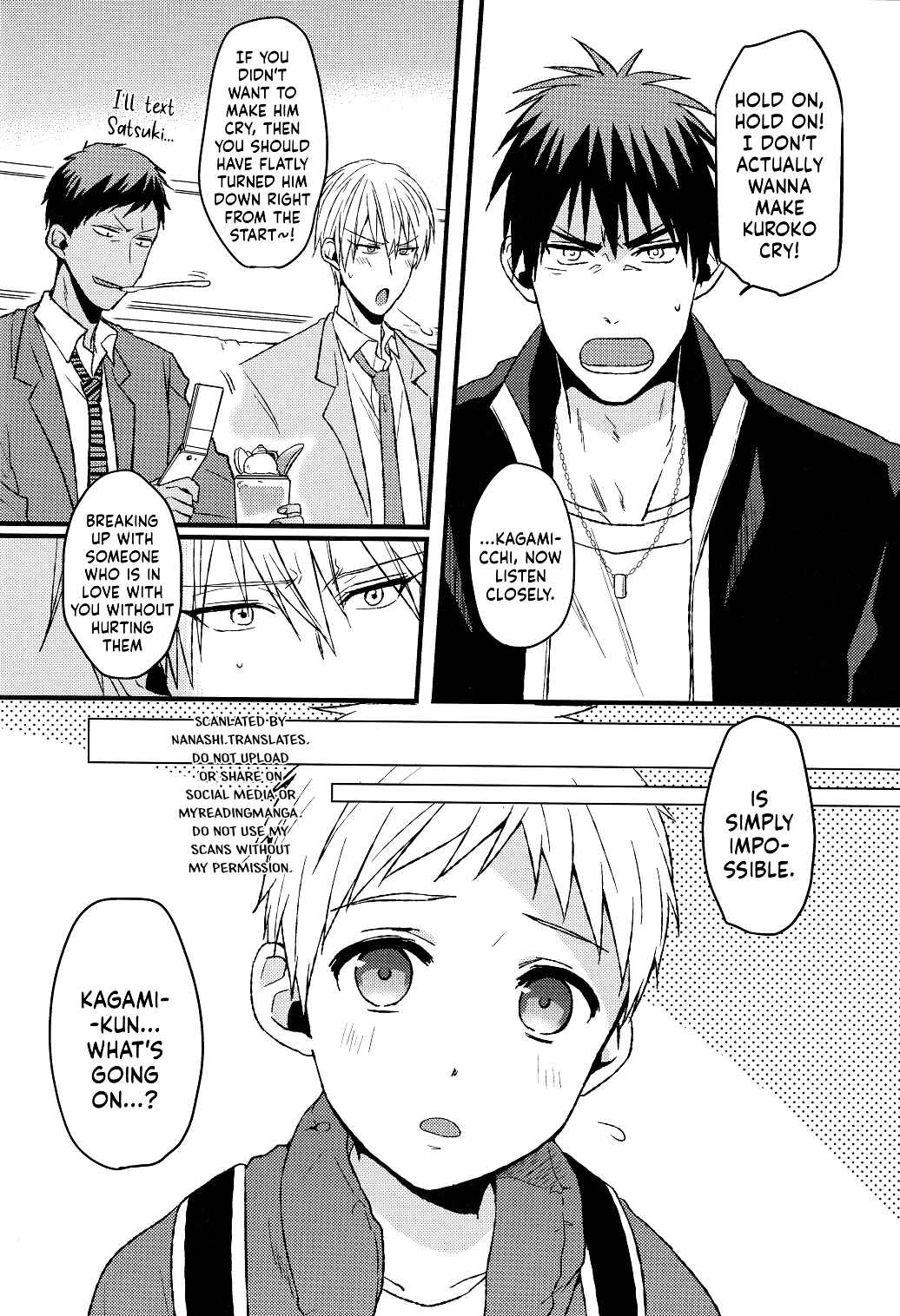Page 16 Chapter Unknown_b5cd Kuroko no Basket - Kagami-kuns Lover (Doujinshi)