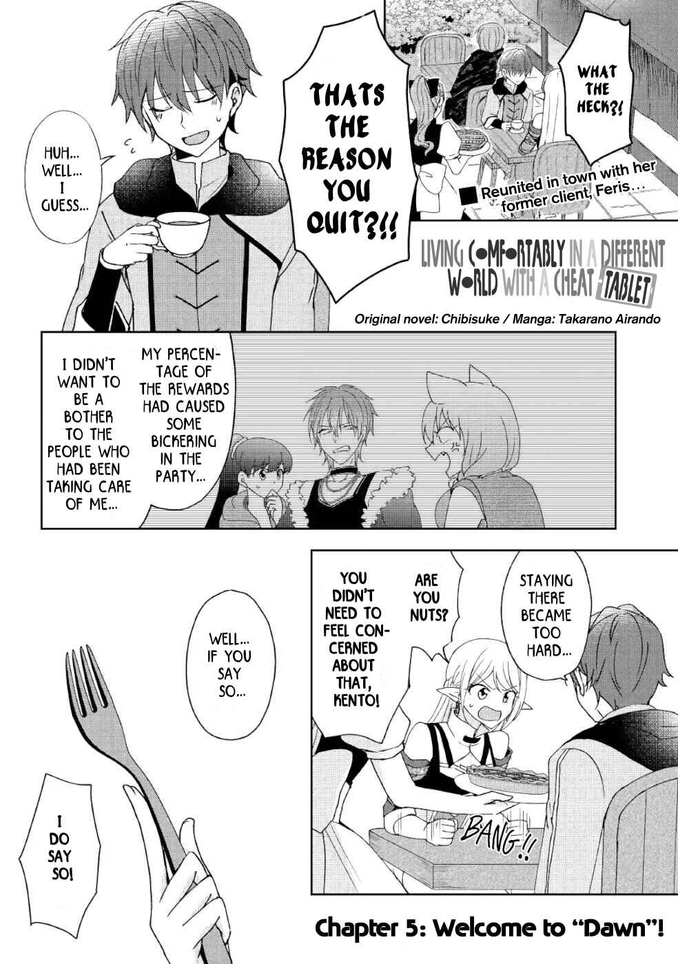 Page 1 Chapter 5 Cheat na Tablet wo Motte Kaiteki Isekai Seikatsu