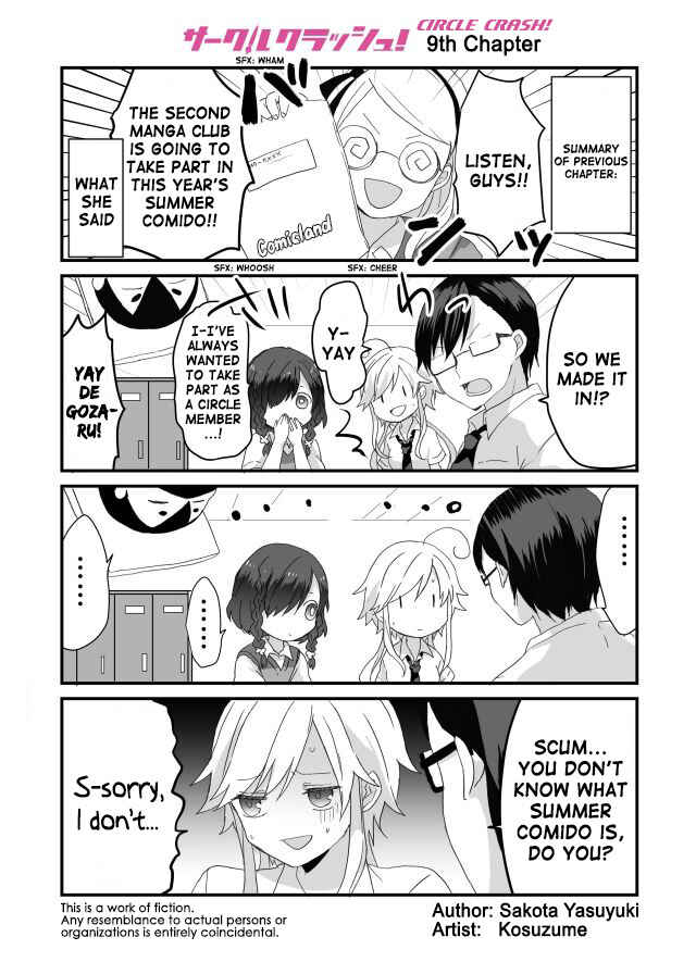 Page 1 Chapter 9 Circle Crash!