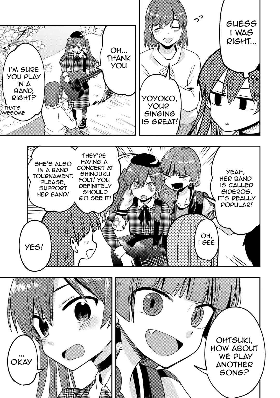 Page 15 Chapter 24 Bocchi the Rock! Gaiden - Hiroi Kikuri no Fukazake Nikki