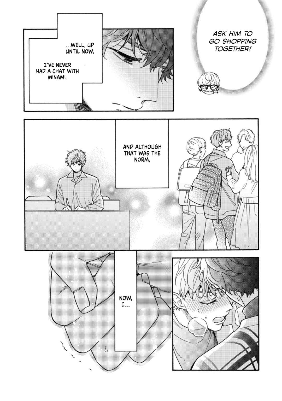 Page 10 Chapter 4 Minami-kun wa Sono Koe ni Jirasaretai