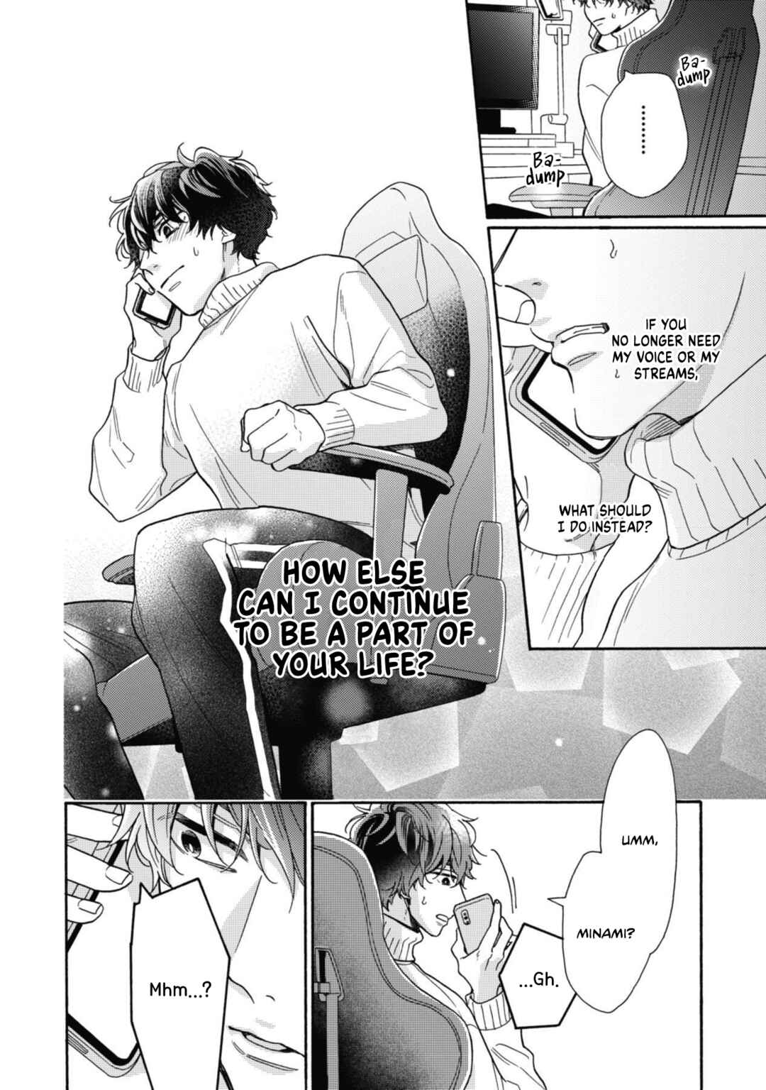 Page 13 Chapter 4 Minami-kun wa Sono Koe ni Jirasaretai