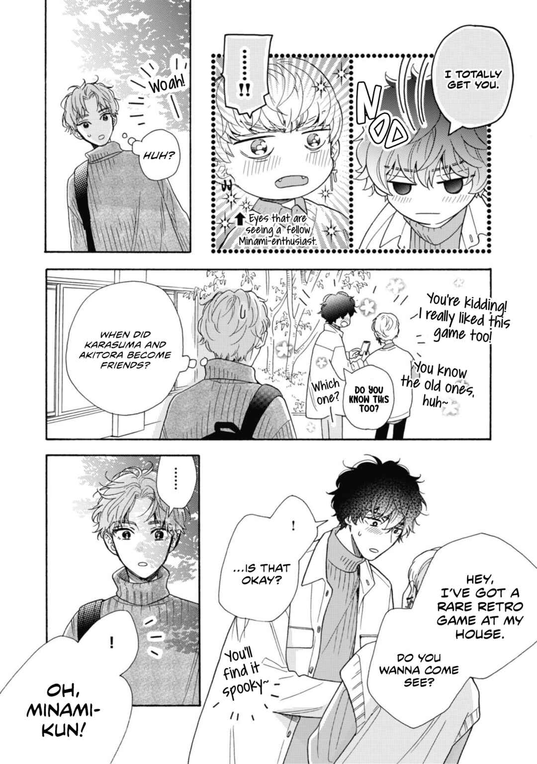 Page 23 Chapter 3 Minami-kun wa Sono Koe ni Jirasaretai