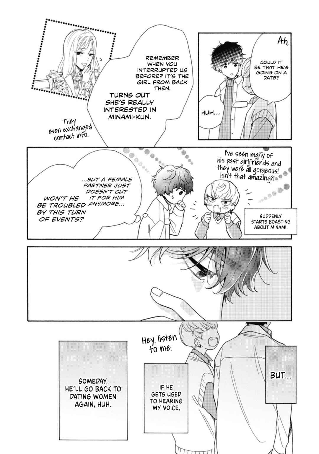 Page 25 Chapter 3 Minami-kun wa Sono Koe ni Jirasaretai