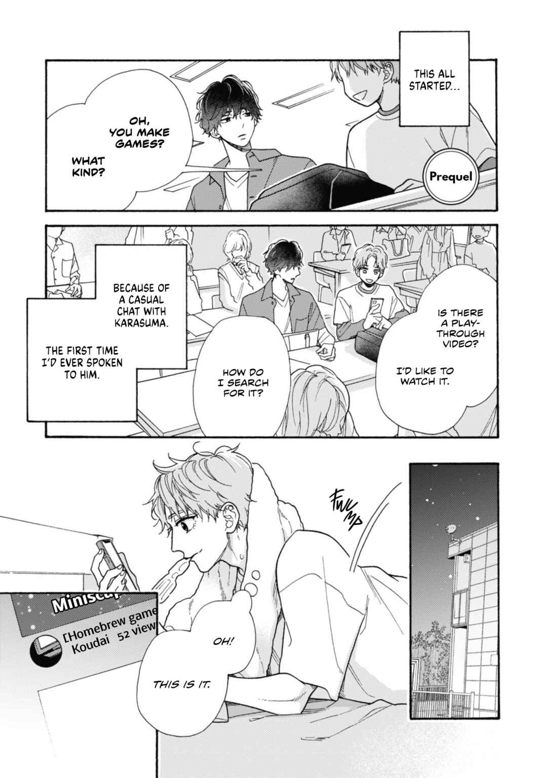 Page 3 Chapter 6.5 Minami-kun wa Sono Koe ni Jirasaretai