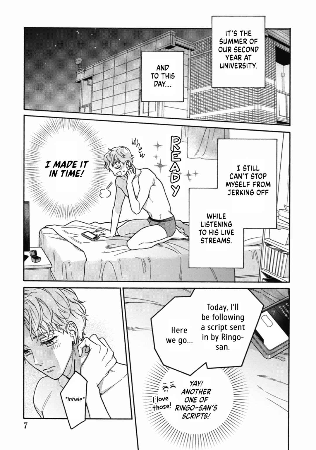 Page 9 Chapter 7 Minami-kun wa Sono Koe ni Jirasaretai