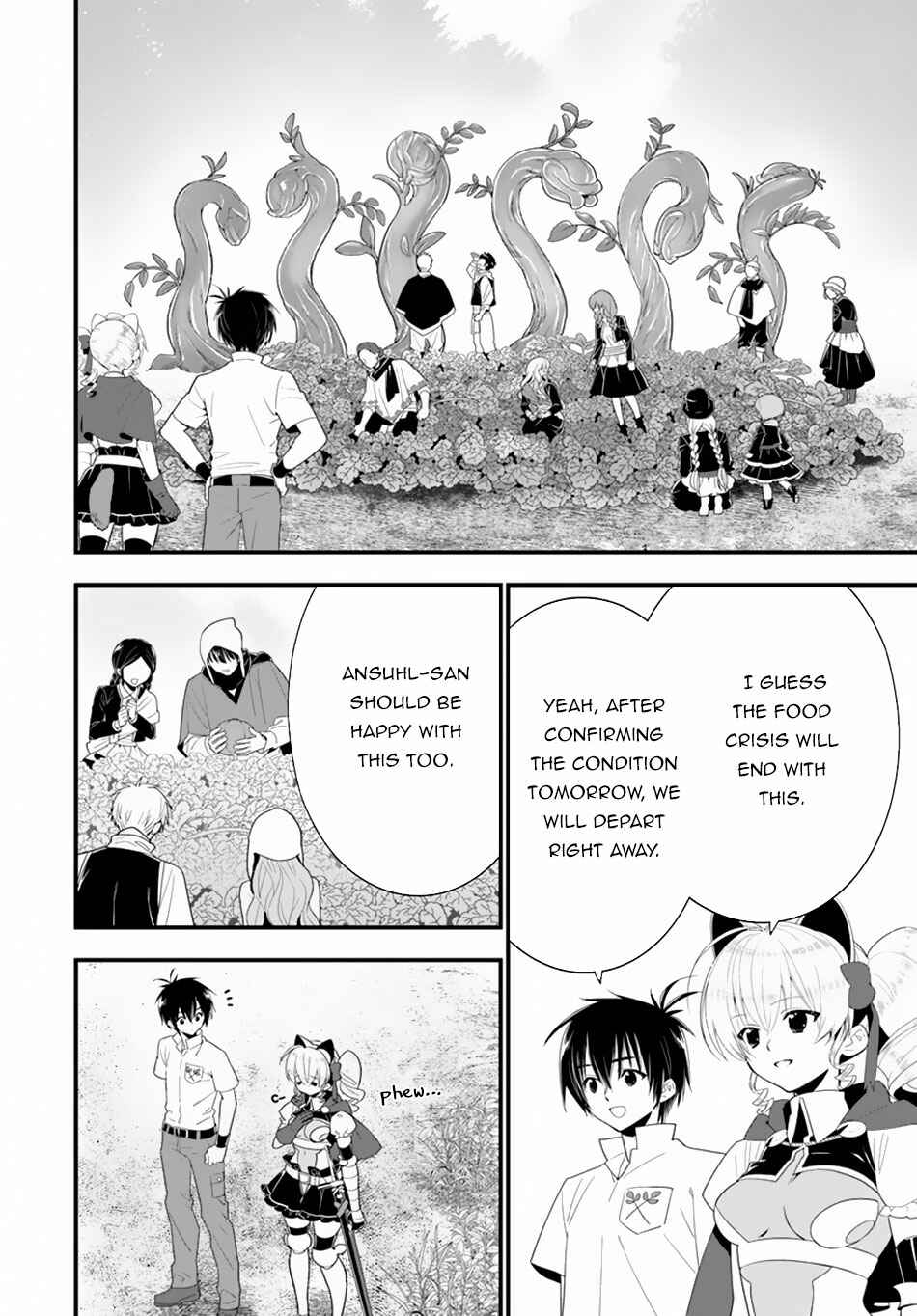 Page 22 Chapter 28 Isekai desu ga Mamono Saibai shiteimasu.