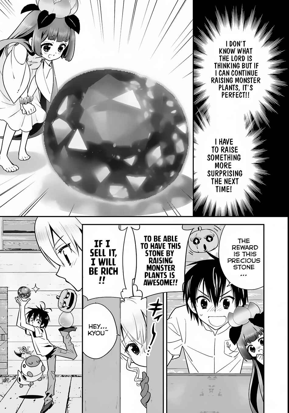 Page 14 Chapter 3 Isekai desu ga Mamono Saibai shiteimasu.