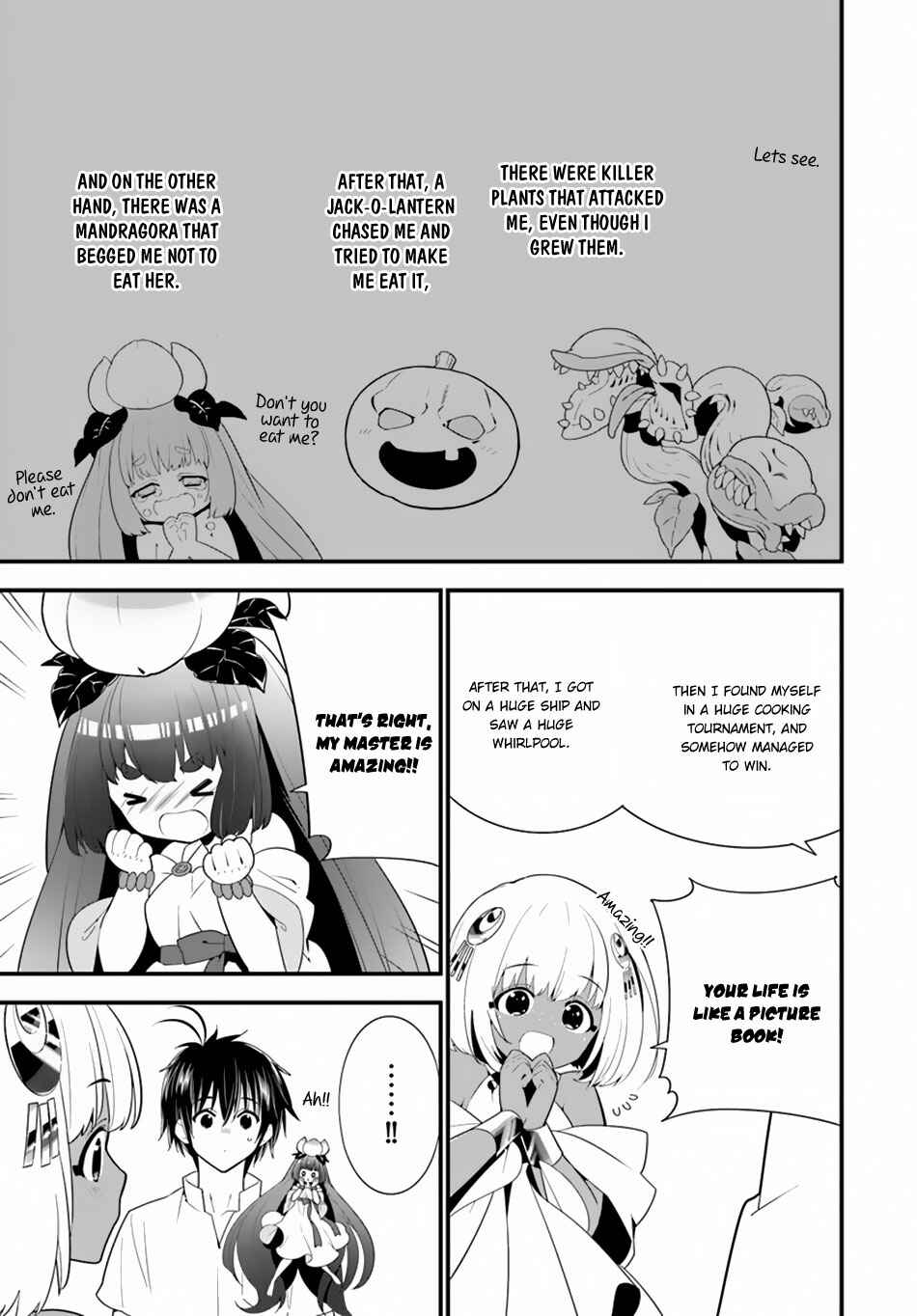 Page 6 Chapter 19 Isekai desu ga Mamono Saibai shiteimasu.