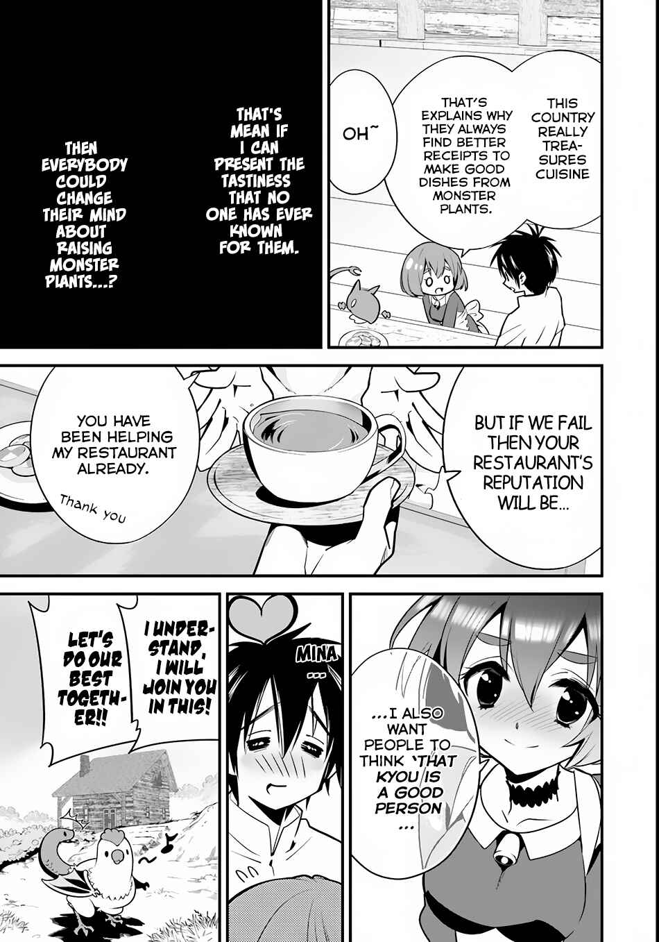 Page 4 Chapter 4 Isekai desu ga Mamono Saibai shiteimasu.