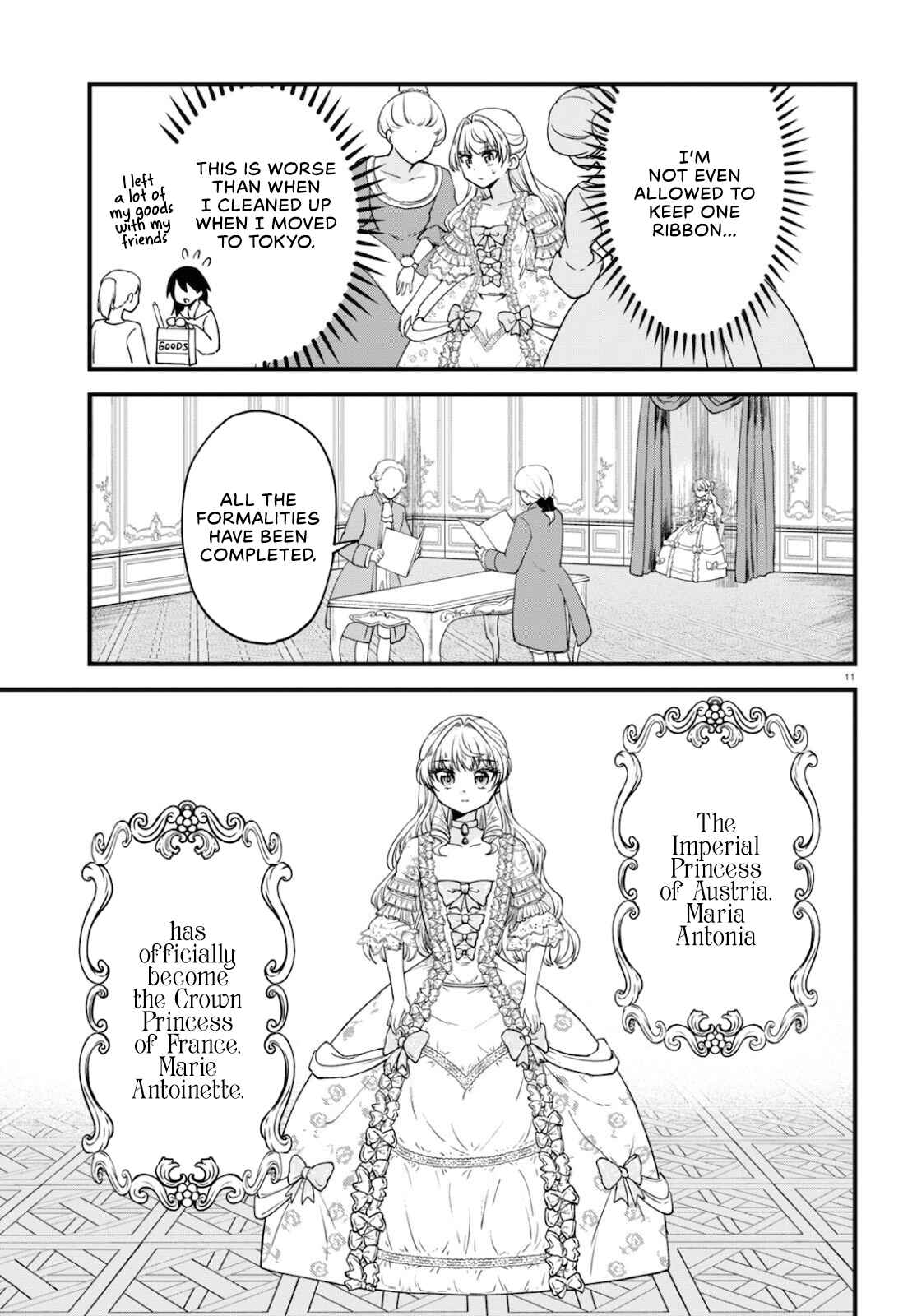 Page 11 Chapter 2 Akuyaku Reijou ni Tensei Shita Hazu ga Marie Antoinette deshita