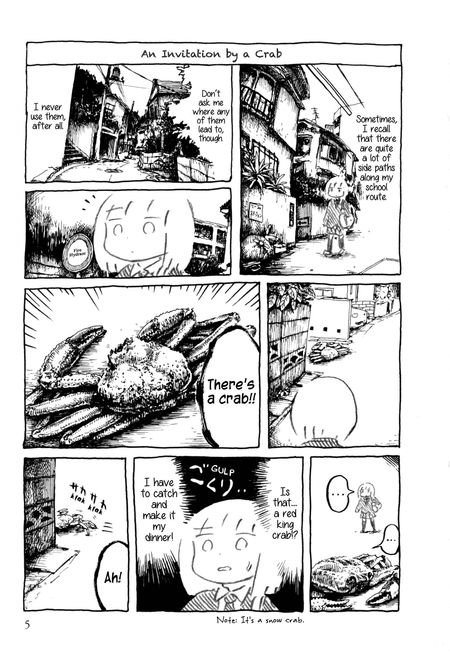 Page 7 Chapter 1 An Invitation from a Crab