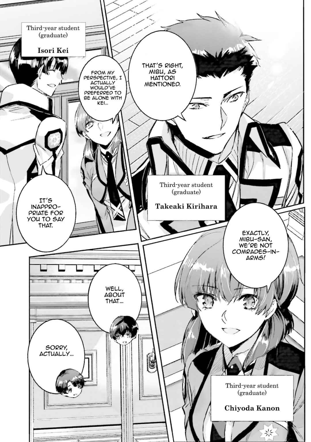 Page 15 Chapter 2 Mahouka Koukou no Rettousei - Nankai Soujou-hen