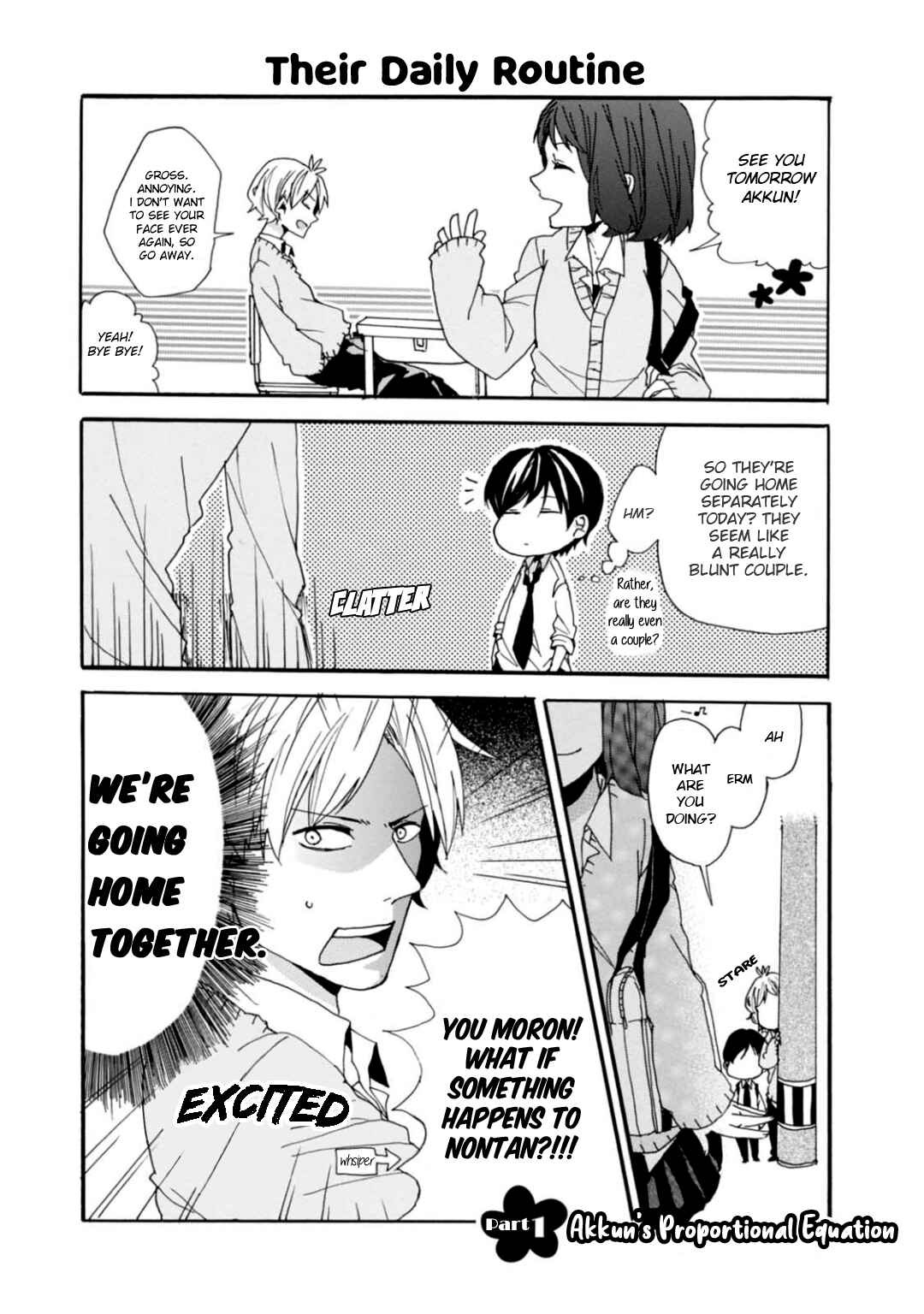 Page 4 Chapter 1 Akkun to Kanojo