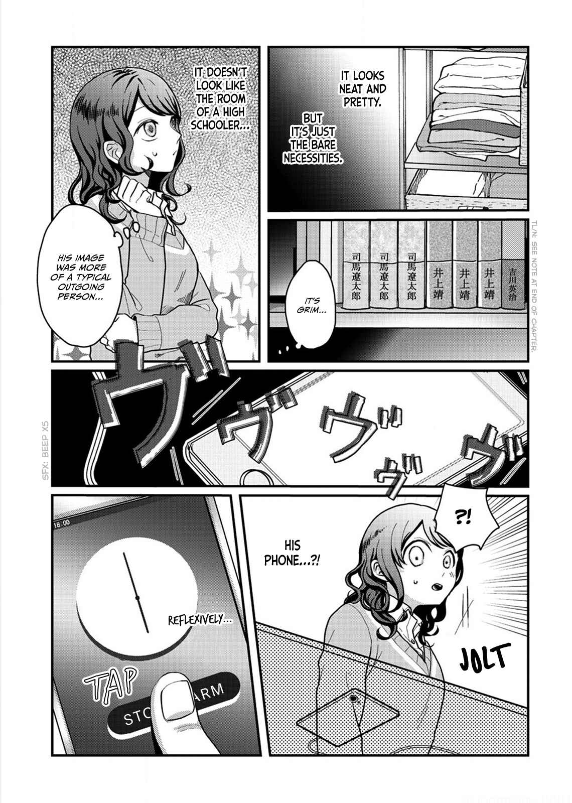 Page 4 Chapter 3 Sato-kun ga shinde kara