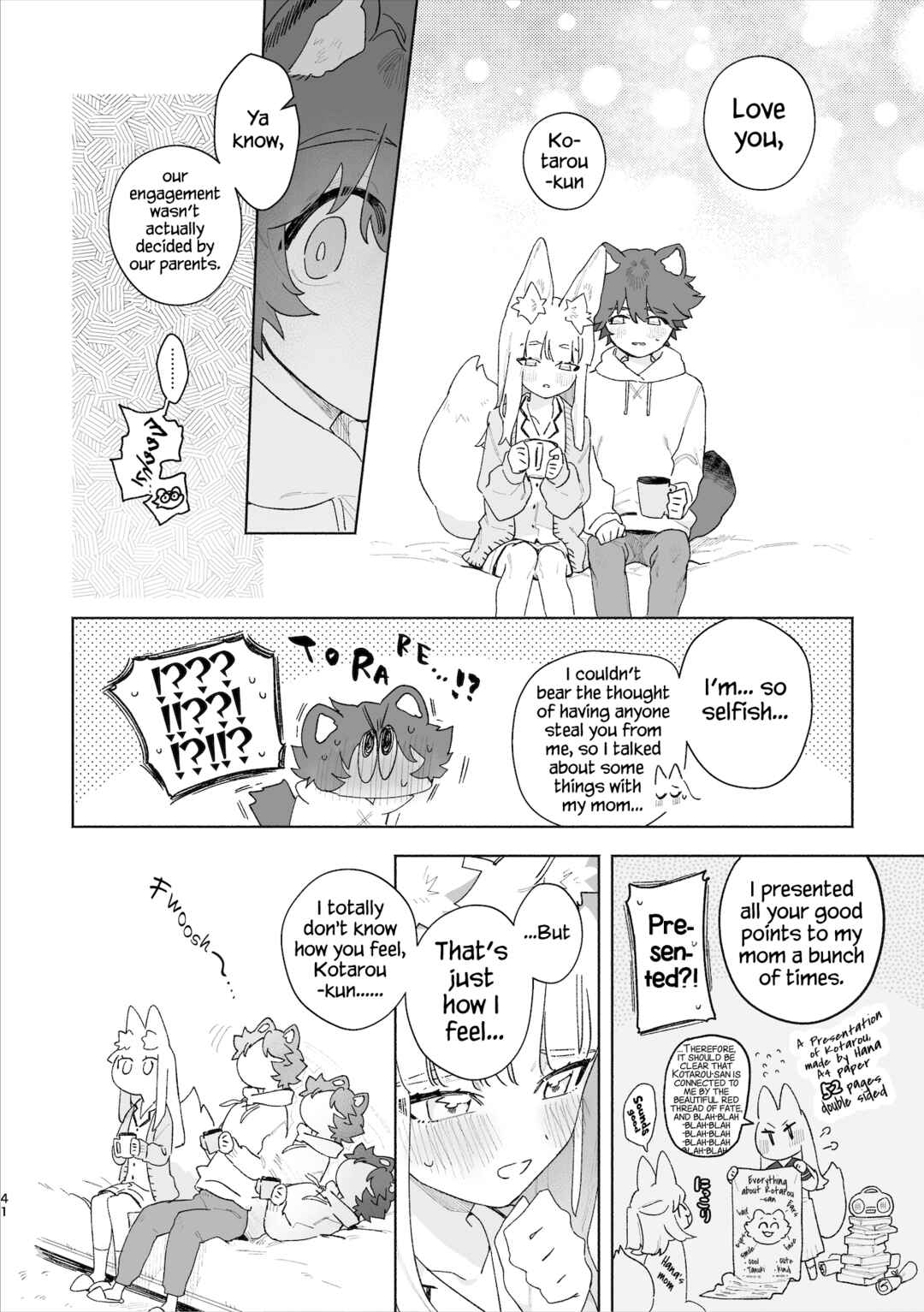 Page 42 Chapter Unknown_c68a Otoko ga Uke - Kitsune-chan X Tanuki-kun