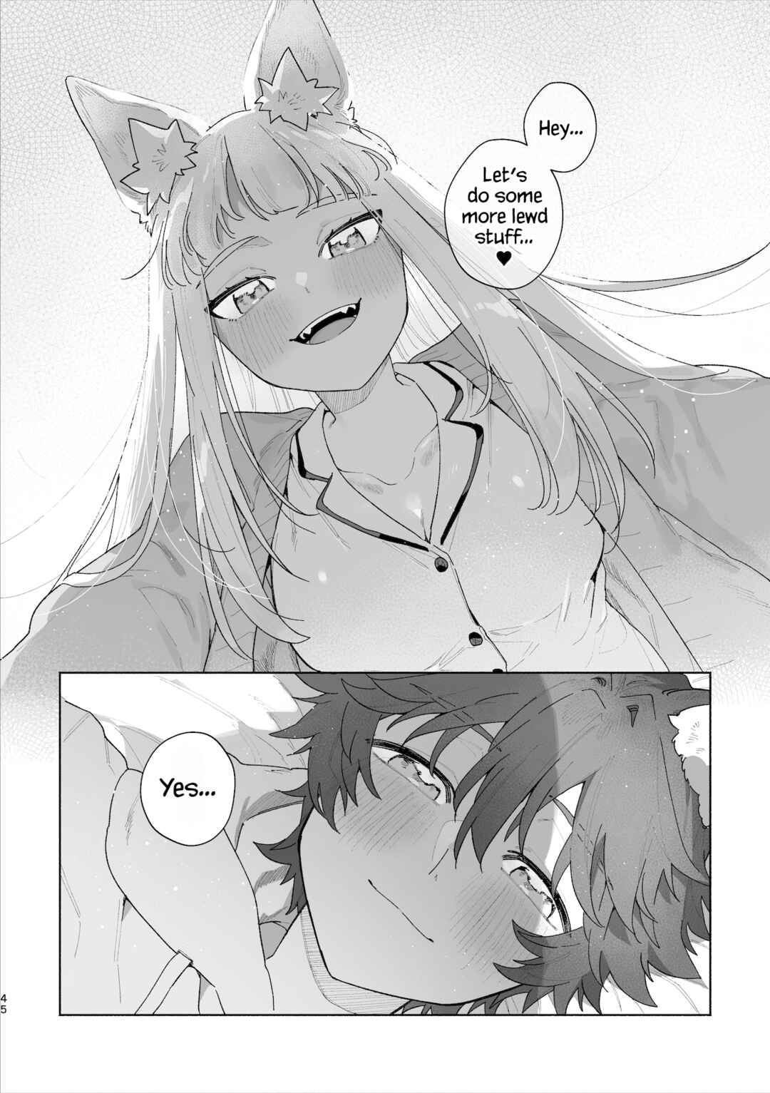 Page 46 Chapter Unknown_c68a Otoko ga Uke - Kitsune-chan X Tanuki-kun