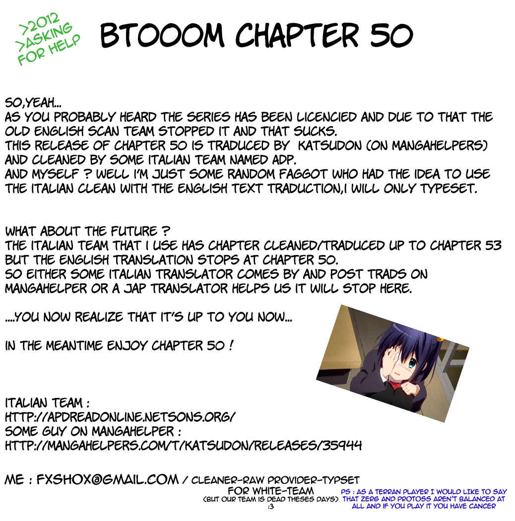 Page 1 Chapter 50 BTOOOM!