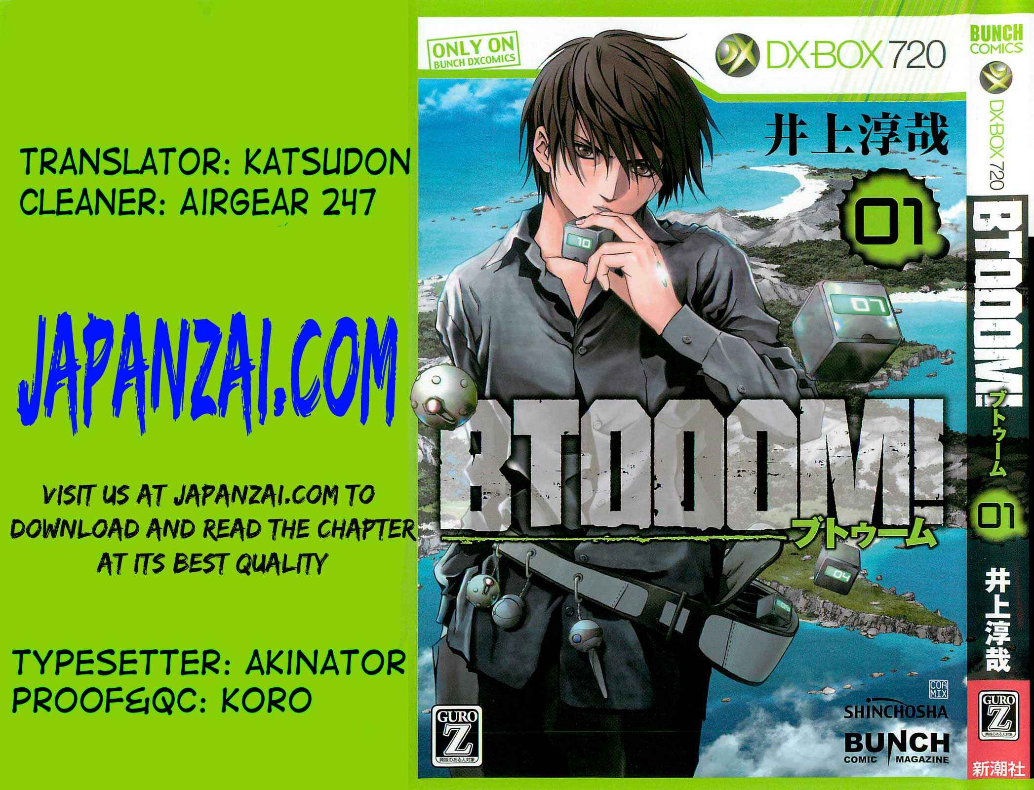 Page 1 Chapter 5 BTOOOM!